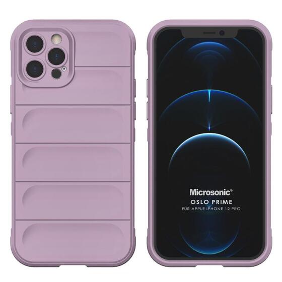 Microsonic Apple iPhone 12 Pro Kılıf Oslo Prime Lila