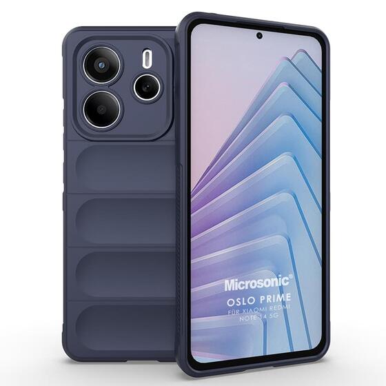 Microsonic Xiaomi Redmi Note 14 4G Kılıf Oslo Prime Lacivert
