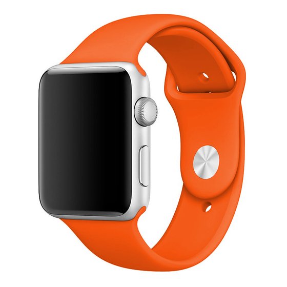 Microsonic Apple Watch 38mm Silikon Kordon Turuncu