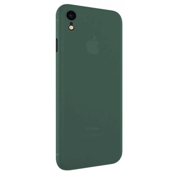 Microsonic Apple iPhone XR Kılıf Peipe Matte Silicone Yeşil