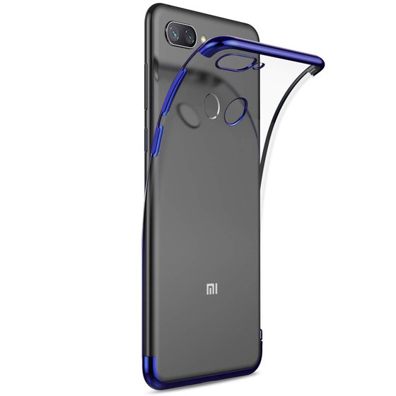 Microsonic Xiaomi Mi 8 Lite Kılıf Skyfall Transparent Clear Mavi