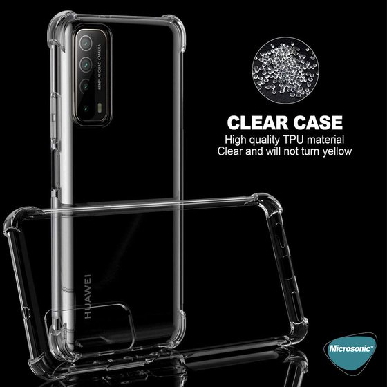 Microsonic Huawei P Smart 2021 Kılıf Shock Absorbing Şeffaf