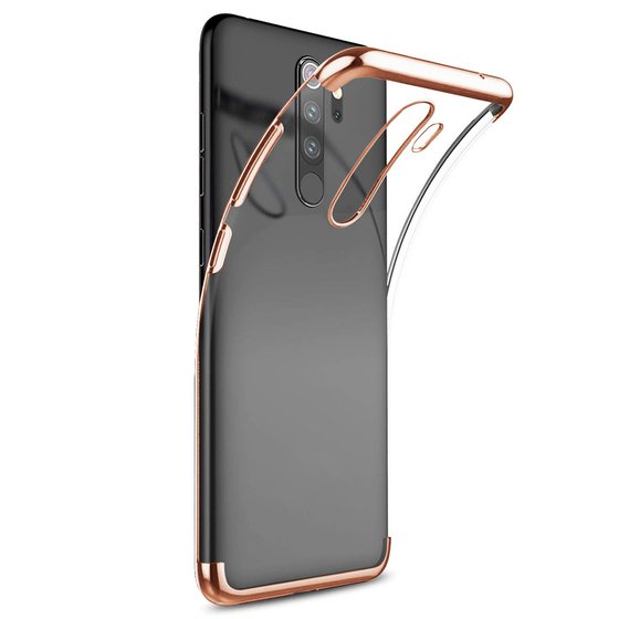 Microsonic Xiaomi Redmi Note 8 Pro Kılıf Skyfall Transparent Clear Rose Gold