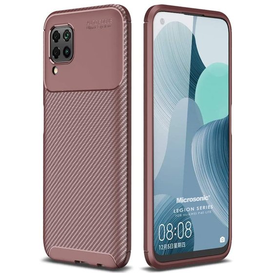 Microsonic Huawei P40 Lite Kılıf Legion Series Kahverengi