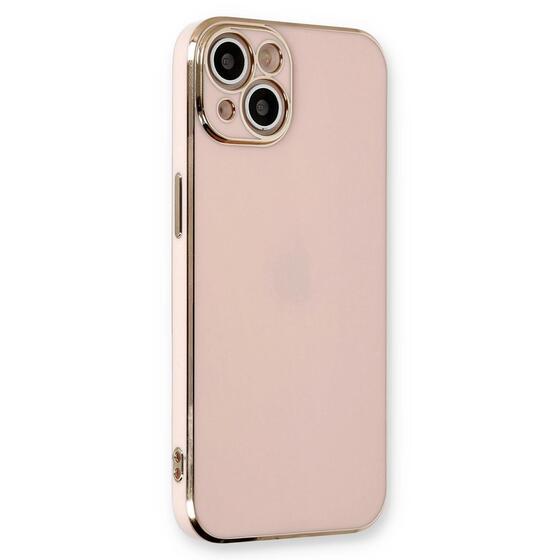 Microsonic Apple iPhone 14 Kılıf Olive Plated Pembe