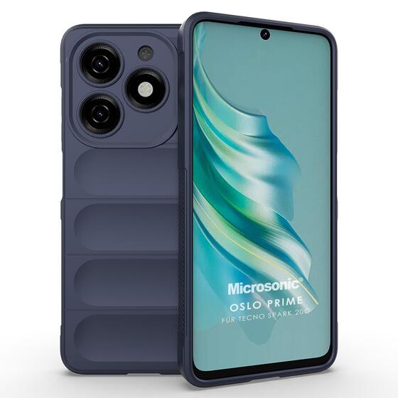 Microsonic TECNO Spark 20C Kılıf Oslo Prime Lacivert