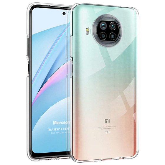 Microsonic Xiaomi Redmi Note 9 Pro 5G Kılıf Transparent Soft Beyaz