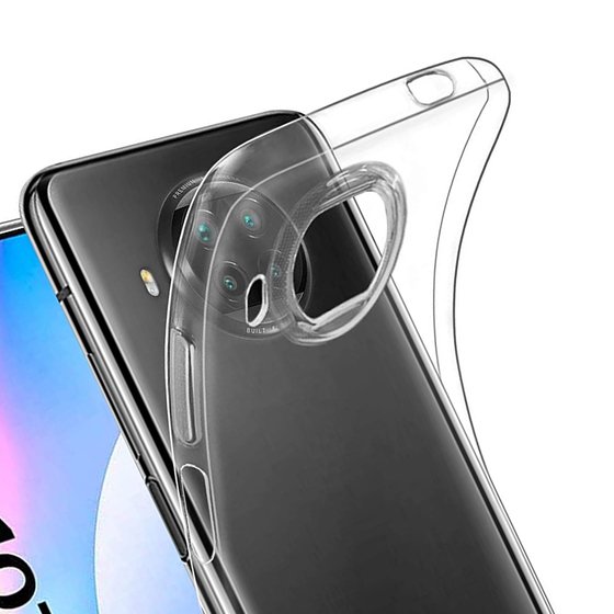 Microsonic Xiaomi Redmi Note 9 Pro 5G Kılıf Transparent Soft Beyaz