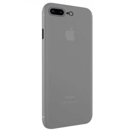 Microsonic Apple iPhone 7 Plus Kılıf Peipe Matte Silicone Gri