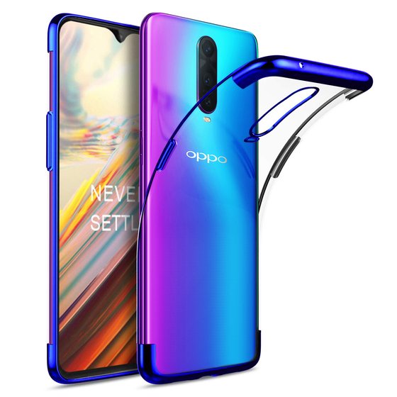 Microsonic Oppo RX17 Pro Kılıf Skyfall Transparent Clear Mavi