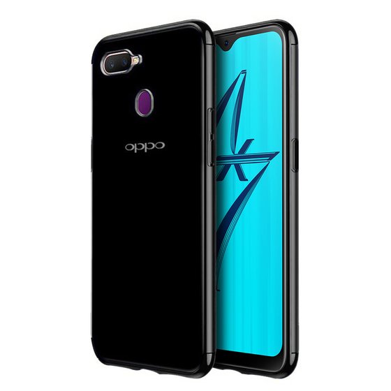 Microsonic Oppo F9 / F9 Pro Kılıf Skyfall Transparent Clear Siyah