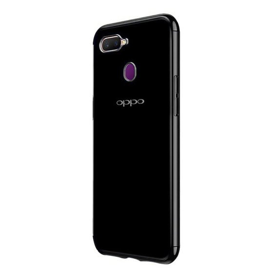 Microsonic Oppo F9 / F9 Pro Kılıf Skyfall Transparent Clear Siyah