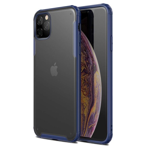 Microsonic Apple iPhone 11 Pro (5.8'') Kılıf Frosted Frame Lacivert