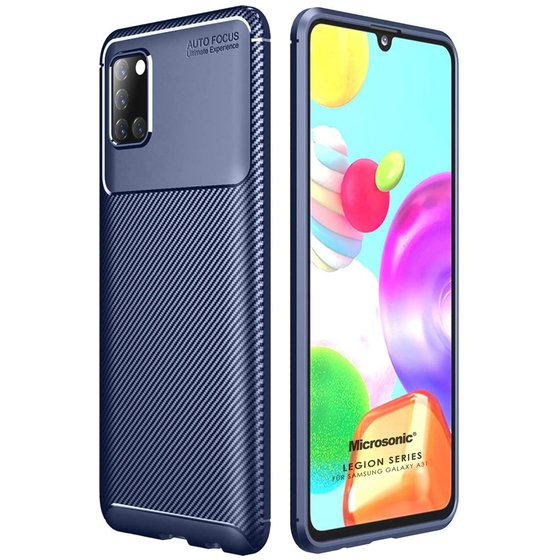 Microsonic Samsung Galaxy A31 Kılıf Legion Series Lacivert