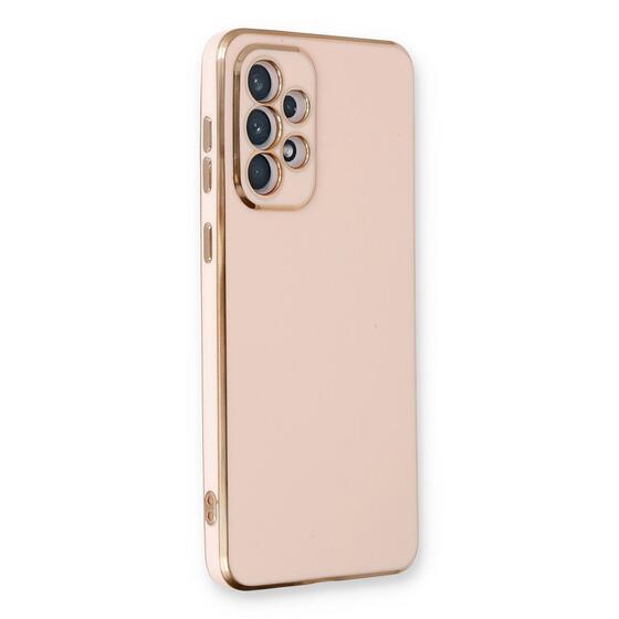 Microsonic Samsung Galaxy A72 Kılıf Olive Plated Pembe