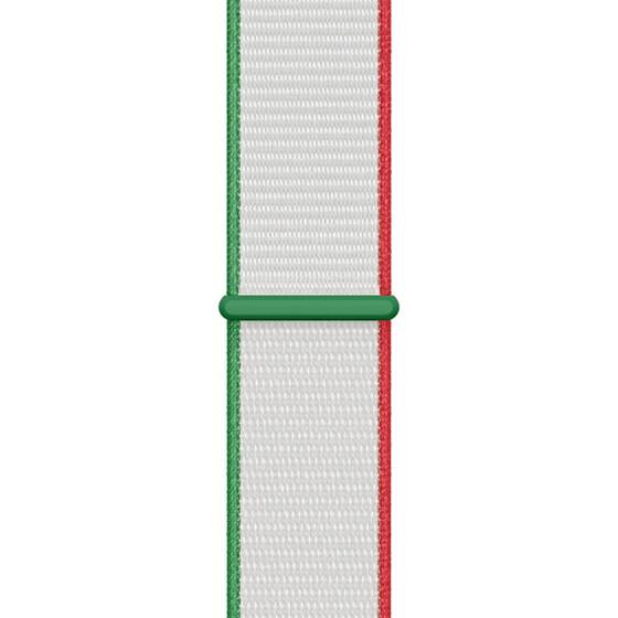 Microsonic Apple Watch SE 2022 40mm Hasırlı Kordon Woven Meksika International Collection Spor Loop