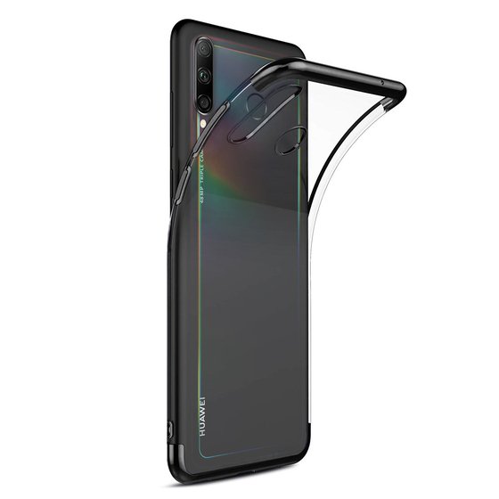 Microsonic Huawei Y7P Kılıf Skyfall Transparent Clear Siyah