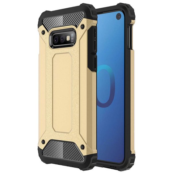 Microsonic Samsung Galaxy S10e Kılıf Rugged Armor Gold