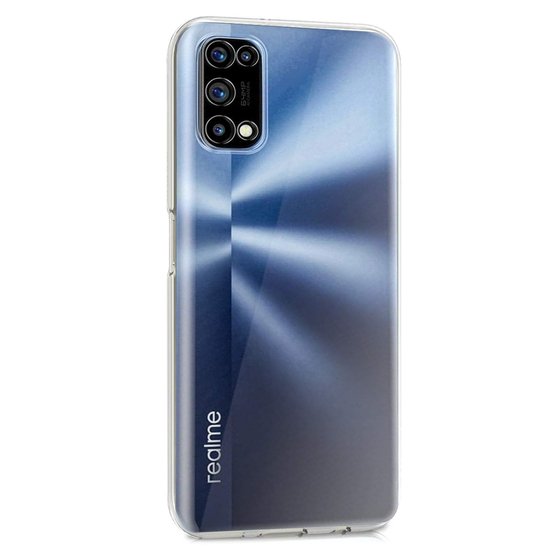 Microsonic Realme 7 Pro Kılıf Transparent Soft Beyaz