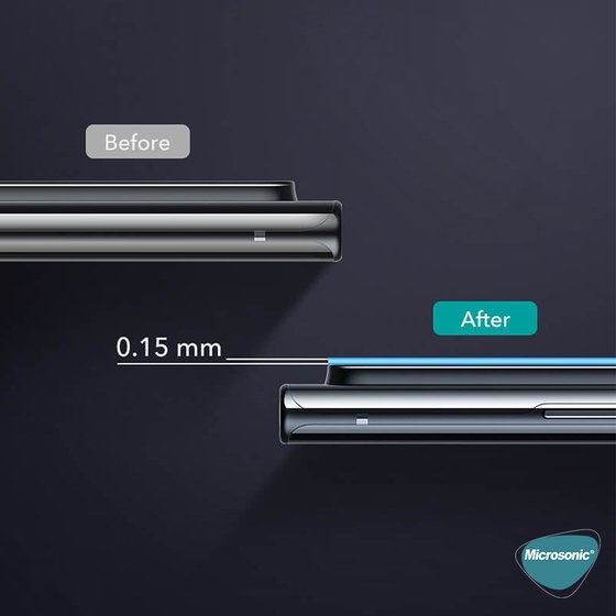 Microsonic Samsung Galaxy Note 10 Kamera Lens Koruma Camı V2 Siyah