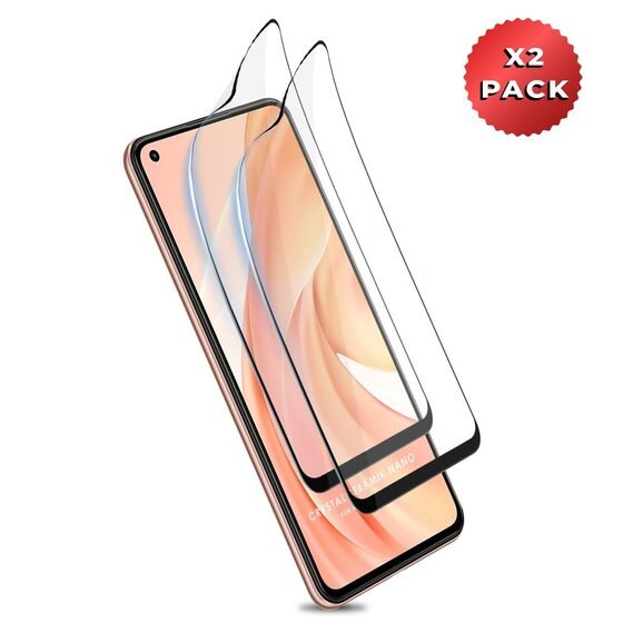 Microsonic Xiaomi Mi 11 Lite Crystal Seramik Nano Ekran Koruyucu Siyah (2 Adet)