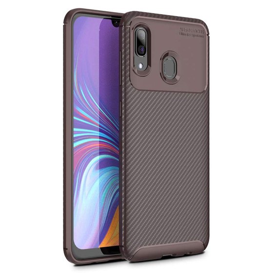 Microsonic Samsung Galaxy A40 Kılıf Legion Series Kahverengi