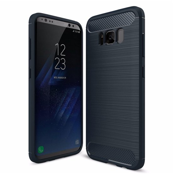 Microsonic Samsung Galaxy S8 Plus Kılıf Room Silikon Lacivert