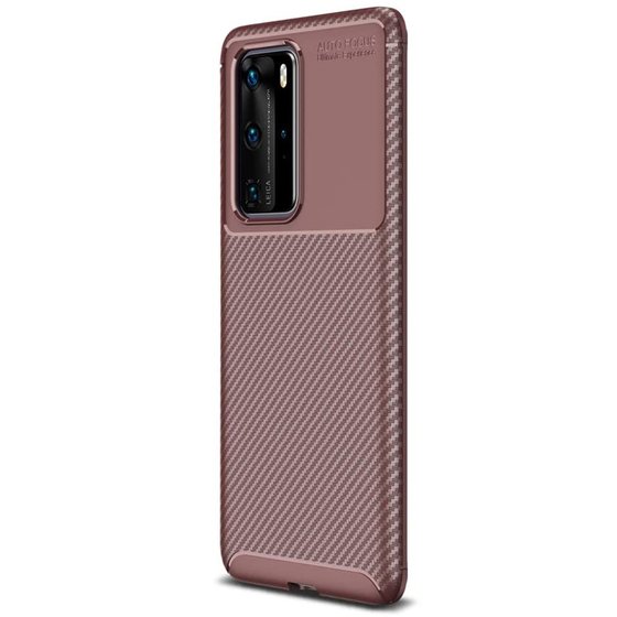 Microsonic Huawei P40 Pro Kılıf Legion Series Kahverengi