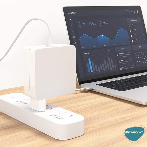 Microsonic 60W MagSafe 2 Güç Adaptörü (13 inç Retina ekrana sahip MacBook Pro)