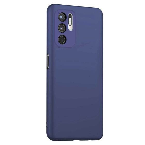 Microsonic Matte Silicone Xiaomi Redmi Note 11 SE Kılıf Lacivert