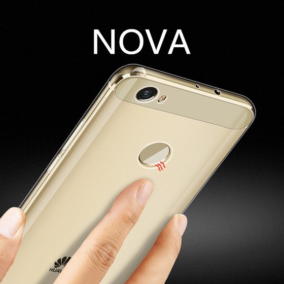 Microsonic Huawei Nova Kılıf Transparent Soft Siyah