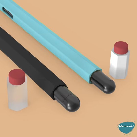Microsonic Samsung Galaxy Tab S Pen Kılıf Retro Style Mat Silikon Siyah
