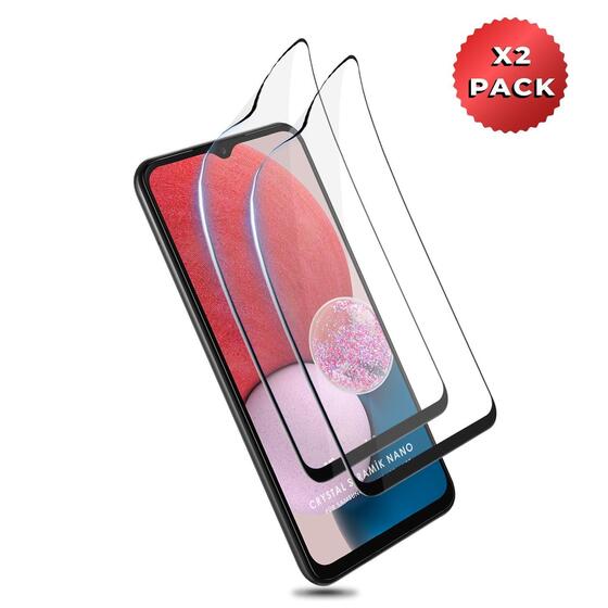 Microsonic Samsung Galaxy A04S Crystal Seramik Nano Ekran Koruyucu Siyah (2 Adet)