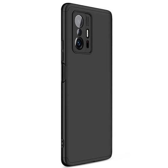 Microsonic Xiaomi Mi 11T Pro Kılıf Double Dip 360 Protective Siyah