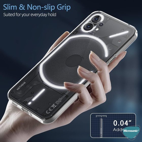 Microsonic Nothing Phone 2 Kılıf Transparent Soft Şeffaf