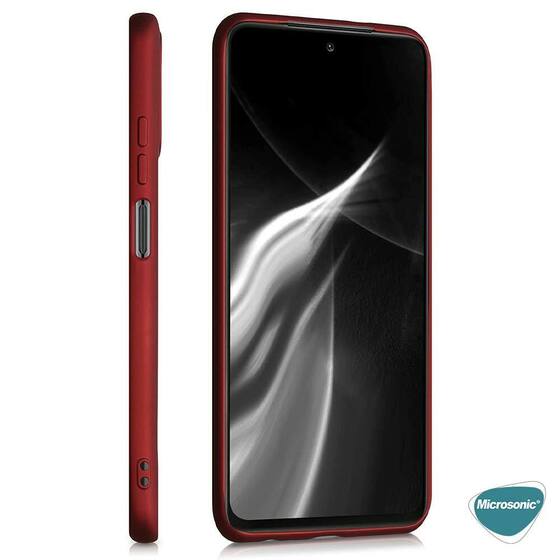 Microsonic Matte Silicone Xiaomi Redmi Note 10 Kılıf Mor