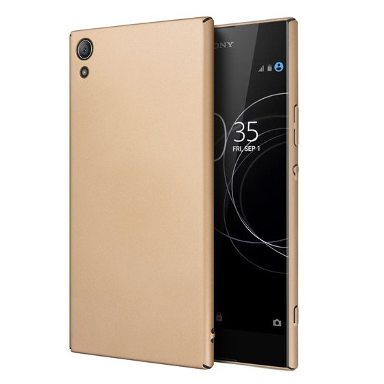 Microsonic Sony Xperia XA1 Plus Kılıf Premium Slim Gold