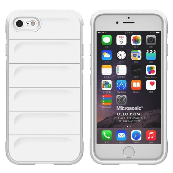 Microsonic Apple iPhone SE 2020 Kılıf Oslo Prime Beyaz