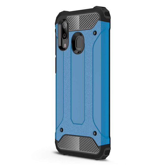 Microsonic Samsung Galaxy A40 Kılıf Rugged Armor Mavi