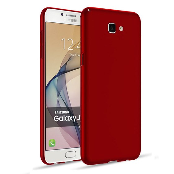 Microsonic Samsung Galaxy J7 Prime 2 Kılıf Premium Slim Kırmızı