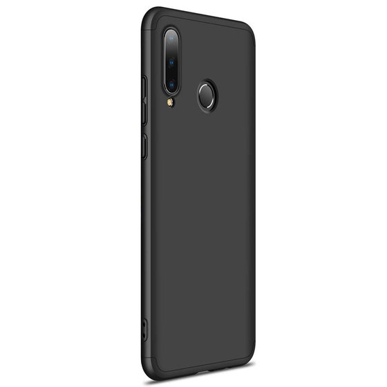 Microsonic Huawei P30 Lite Kılıf Double Dip 360 Protective Siyah