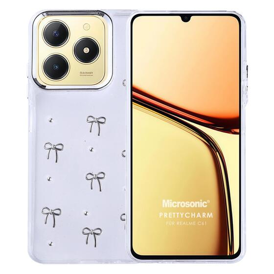 Microsonic Realme C61 Kılıf PrettyCharm Bow