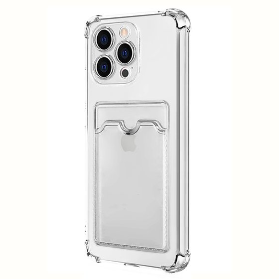 Microsonic Apple iPhone 14 Pro Max Card Slot Shock Kılıf Şeffaf