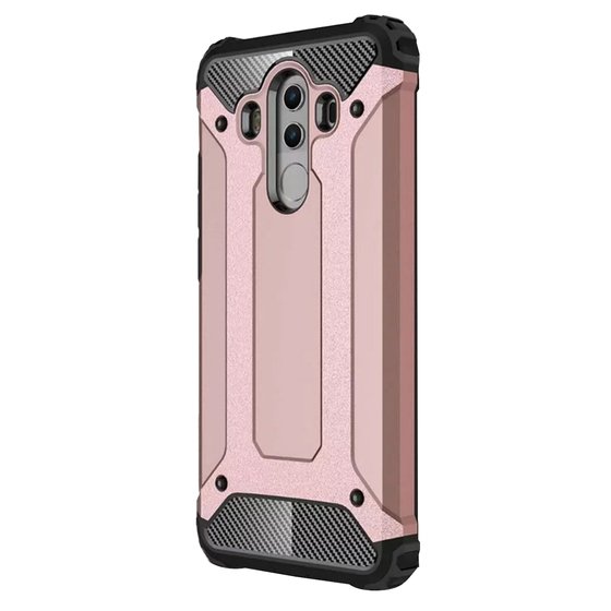 Microsonic Huawei Mate 10 Pro Kılıf Rugged Armor Rose Gold