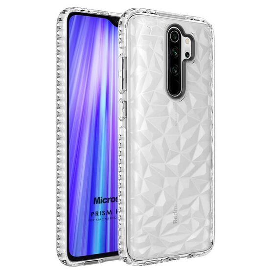 Microsonic Xiaomi Redmi Note 8 Pro Kılıf Prism Hybrid Şeffaf