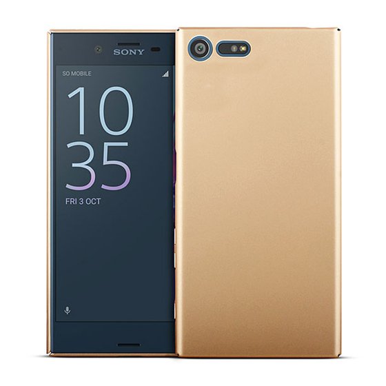 Microsonic Sony Xperia X Compact Kılıf Premium Slim Gold