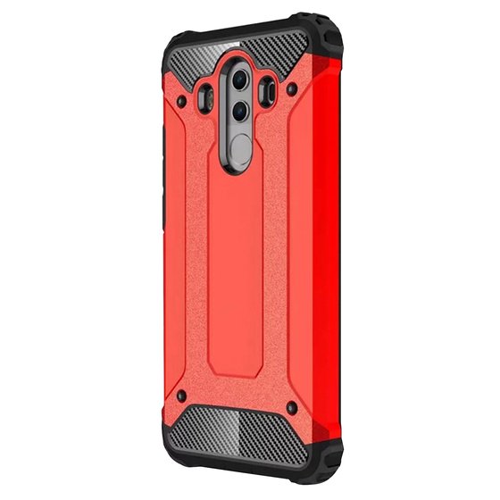 Microsonic Huawei Mate 10 Pro Kılıf Rugged Armor Kırmızı