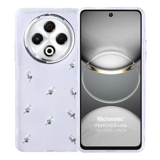Microsonic TECNO Spark 30 4G Kılıf PrettyCharm Tulip