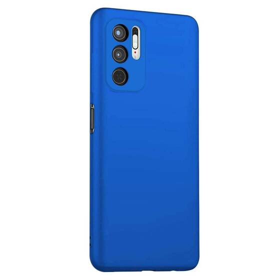 Microsonic Matte Silicone Xiaomi Poco M3 Pro Kılıf Mavi