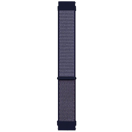 Microsonic Samsung Galaxy Watch FE Hasırlı Kordon Woven Sport Loop Mor